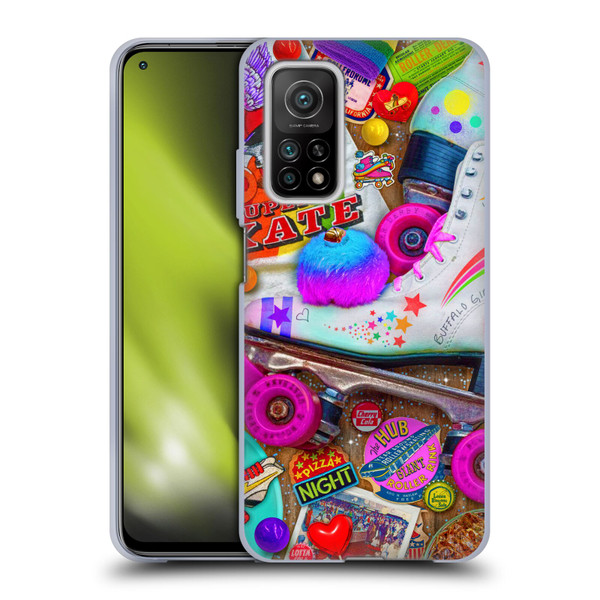 Aimee Stewart Colourful Sweets Skate Night Soft Gel Case for Xiaomi Mi 10T 5G