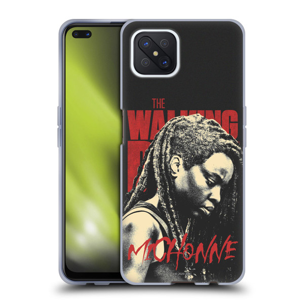 AMC The Walking Dead Season 10 Character Portraits Michonne Soft Gel Case for OPPO Reno4 Z 5G