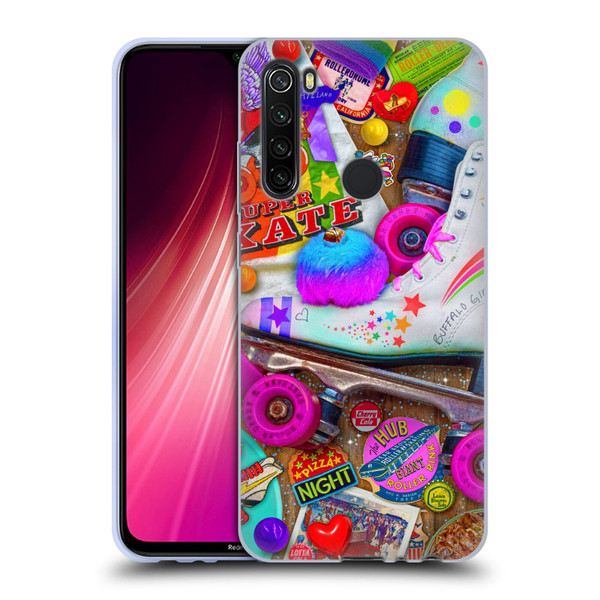 Aimee Stewart Colourful Sweets Skate Night Soft Gel Case for Xiaomi Redmi Note 8T