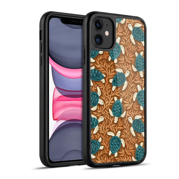 Micklyn Le Feuvre Flora And Fauna Tiny Turtle Treasures Gel Armour Case For Apple iPhone 11