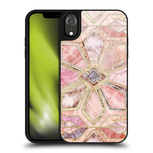 Micklyn Le Feuvre Marble Patterns Gilded Stone Tiles Gel Armour Case For Apple iPhone XR