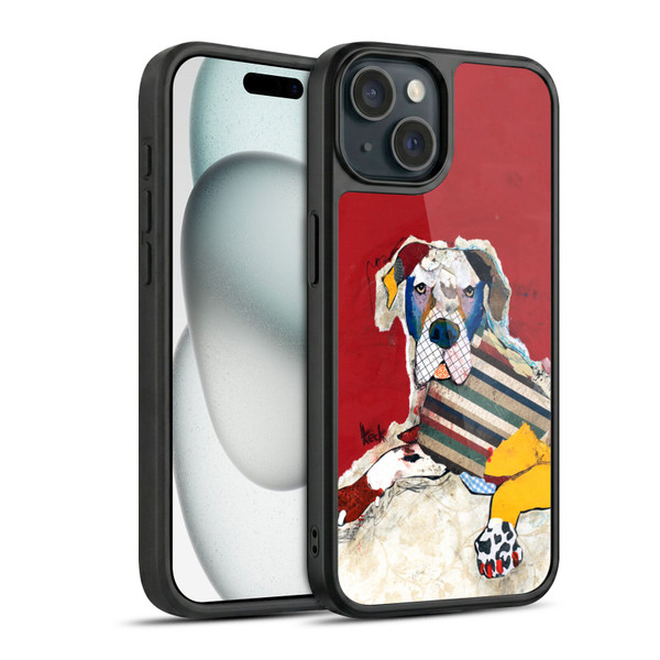 Michel Keck Dogs 2 Great Dane Gel Armour Case For Apple iPhone 15