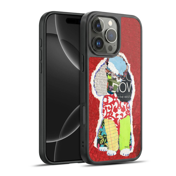 Michel Keck Dogs 2 Poodle Gel Armour Case For Apple iPhone 16 Pro Max