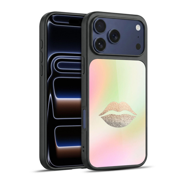 Monika Strigel Dreamland Gold Lips Gel Armour Case For Apple iPhone 17 Pro Max
