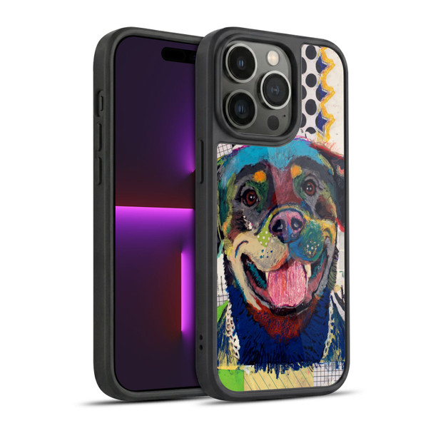 Michel Keck Dogs Rottweiler Gel Armour Case For Apple iPhone 14 Pro