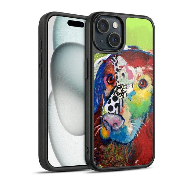 Michel Keck Dogs Irish Setter Gel Armour Case For Apple iPhone 15