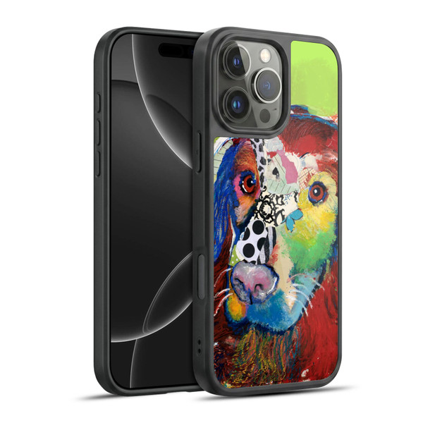 Michel Keck Dogs Irish Setter Gel Armour Case For Apple iPhone 16 Pro Max