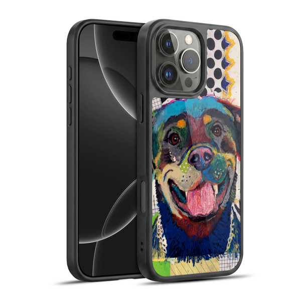 Michel Keck Dogs Rottweiler Gel Armour Case For Apple iPhone 16 Pro Max