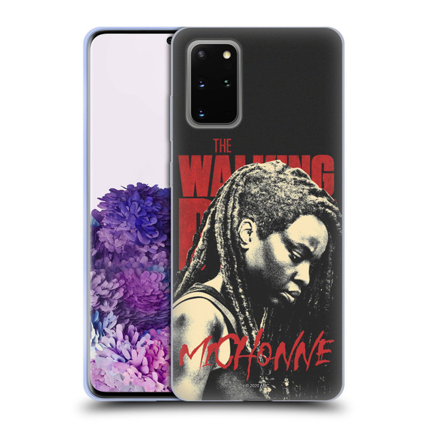 AMC The Walking Dead Season 10 Character Portraits Michonne Soft Gel Case for Samsung Galaxy S20+ / S20+ 5G