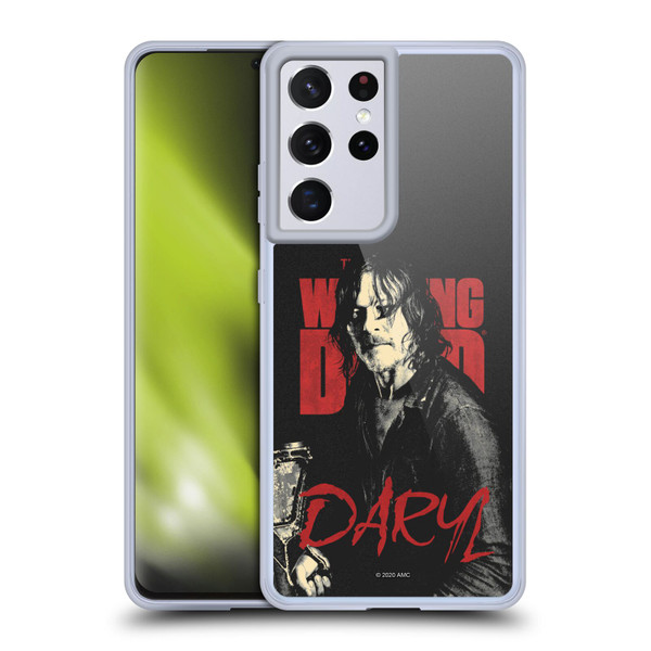 AMC The Walking Dead Season 10 Character Portraits Daryl Soft Gel Case for Samsung Galaxy S21 Ultra 5G