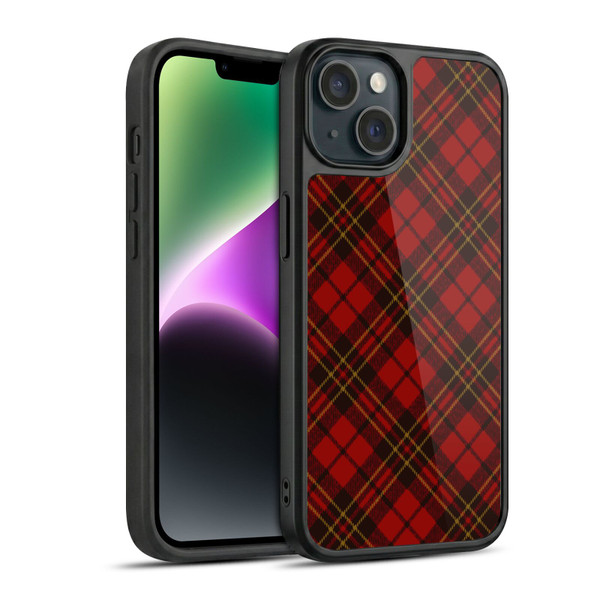 PLdesign Christmas Red Tartan Gel Armour Case For Apple iPhone 14