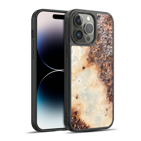 PLdesign Wood And Rust Prints Rusty Metal Texture Gel Armour Case For Apple iPhone 14 Pro Max