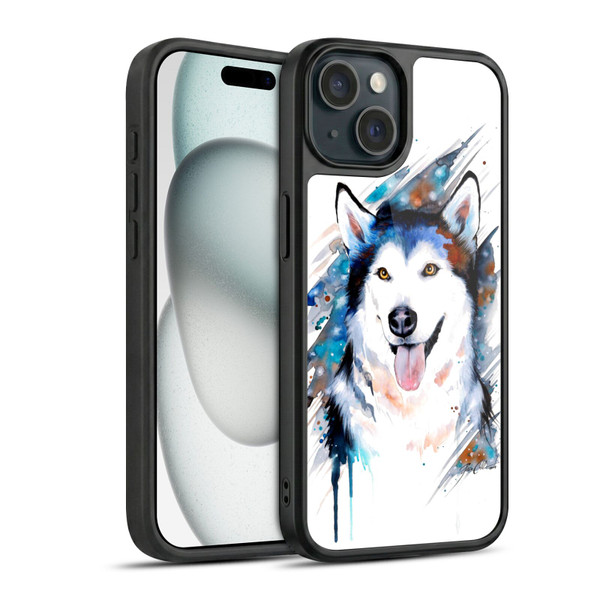 Pixie Cold Animals Husky Gel Armour Case For Apple iPhone 15