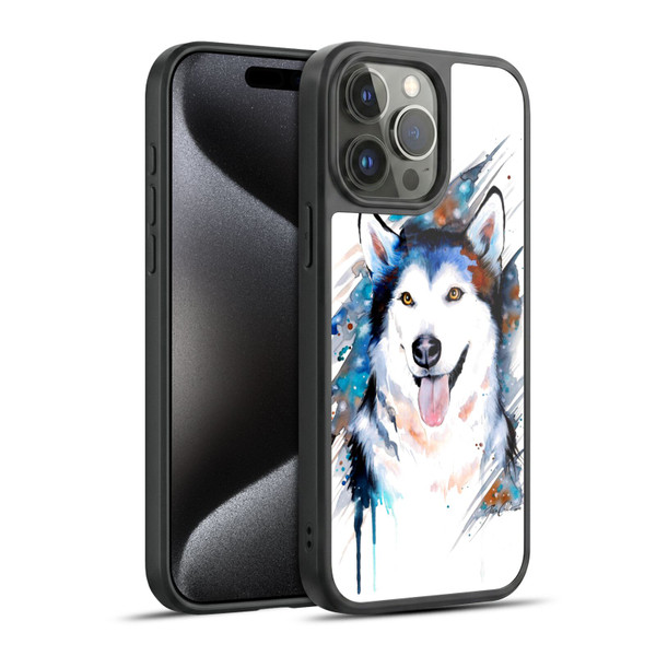 Pixie Cold Animals Husky Gel Armour Case For Apple iPhone 15 Pro Max