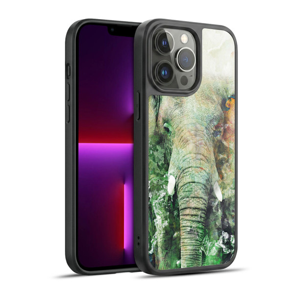 Riza Peker Animals Elephant Gel Armour Case For Apple iPhone 13 Pro Max
