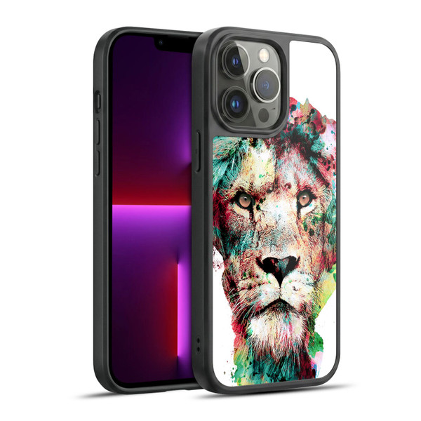 Riza Peker Animals The King Gel Armour Case For Apple iPhone 13 Pro Max