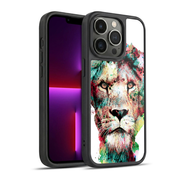 Riza Peker Animals The King Gel Armour Case For Apple iPhone 13 Pro