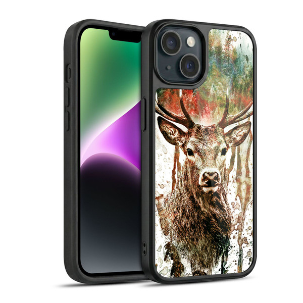 Riza Peker Animals Deer Gel Armour Case For Apple iPhone 14