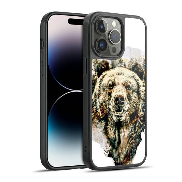 Riza Peker Animals Bear Gel Armour Case For Apple iPhone 14 Pro Max