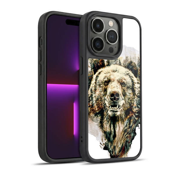 Riza Peker Animals Bear Gel Armour Case For Apple iPhone 14 Pro