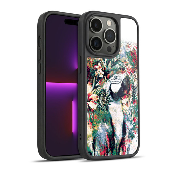 Riza Peker Animals Parrot Gel Armour Case For Apple iPhone 14 Pro