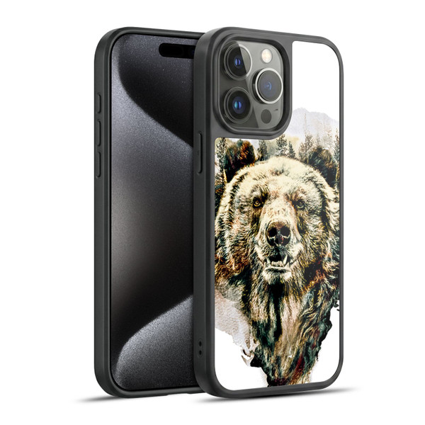 Riza Peker Animals Bear Gel Armour Case For Apple iPhone 15 Pro Max