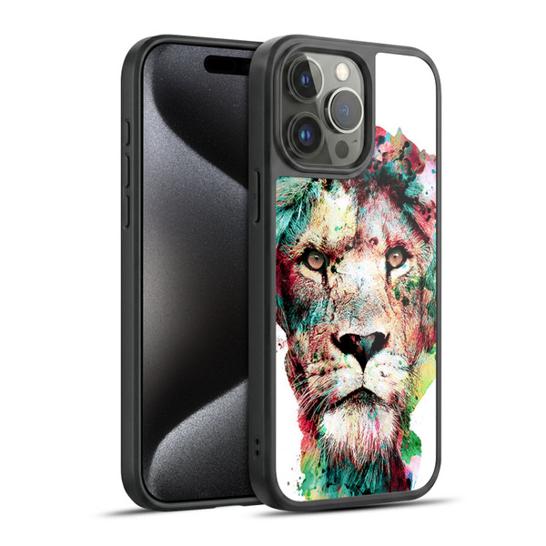 Riza Peker Animals The King Gel Armour Case For Apple iPhone 15 Pro Max