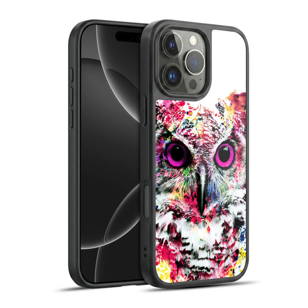 Riza Peker Animals Owl Gel Armour Case For Apple iPhone 16 Pro Max