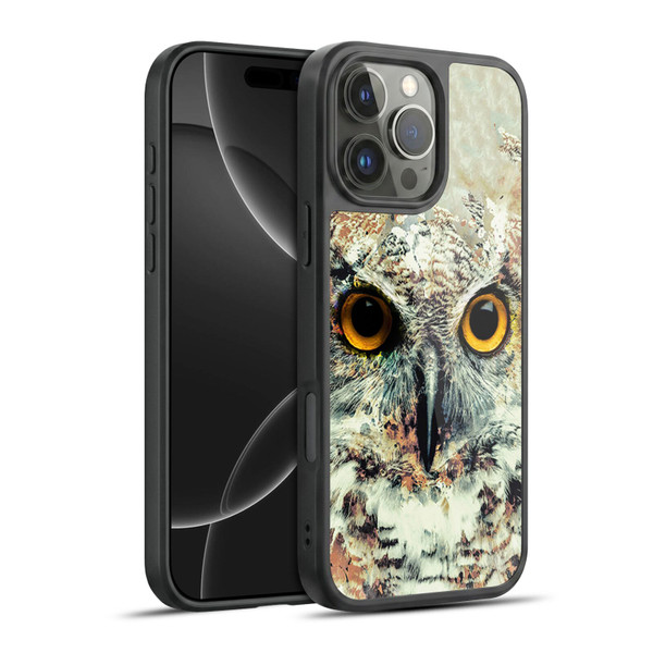 Riza Peker Animals Owl II Gel Armour Case For Apple iPhone 16 Pro Max