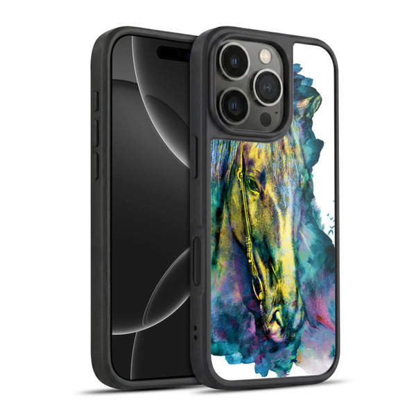 Riza Peker Animals Horse Gel Armour Case For Apple iPhone 16 Pro
