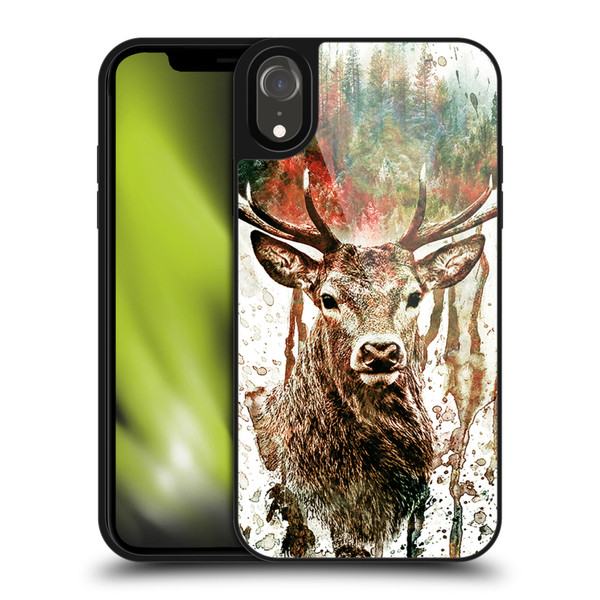 Riza Peker Animals Deer Gel Armour Case For Apple iPhone XR