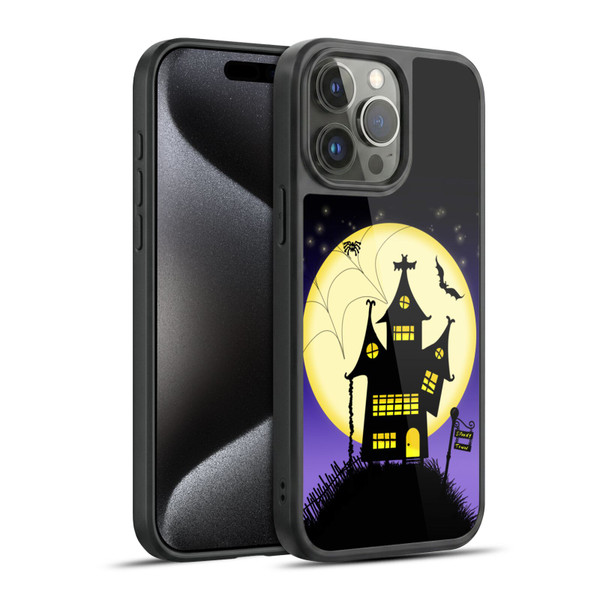 Simone Gatterwe Halloween Haunted House Gel Armour Case For Apple iPhone 15 Pro Max