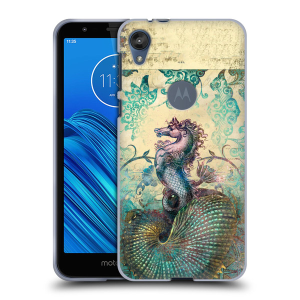Aimee Stewart Fantasy The Seahorse Soft Gel Case for Motorola Moto E6