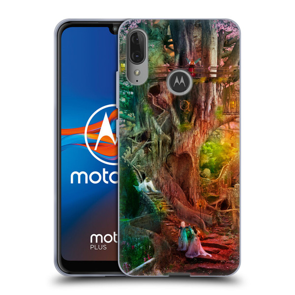 Aimee Stewart Fantasy Dream Tree Soft Gel Case for Motorola Moto E6 Plus
