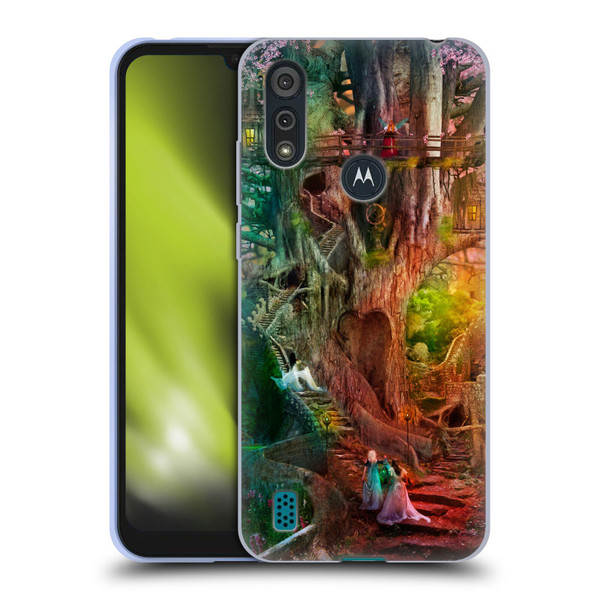 Aimee Stewart Fantasy Dream Tree Soft Gel Case for Motorola Moto E6s (2020)