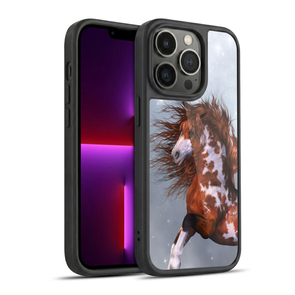 Simone Gatterwe Horses Native Gel Armour Case For Apple iPhone 13 Pro