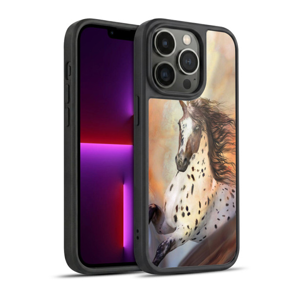 Simone Gatterwe Horses Wild 2 Gel Armour Case For Apple iPhone 13 Pro