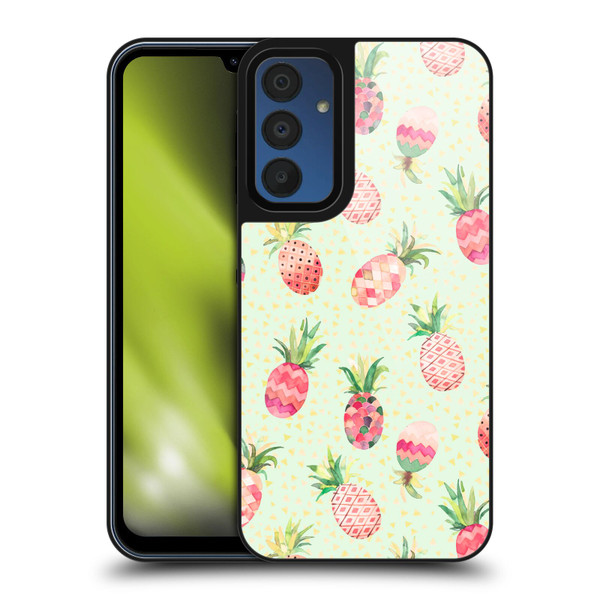 Ninola Mix Patterns Pineapple Lime Gel Armour Case For Samsung Galaxy A15