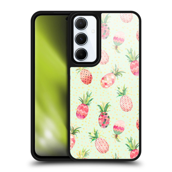 Ninola Mix Patterns Pineapple Lime Gel Armour Case For Samsung Galaxy A55 5G