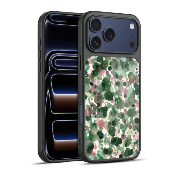 Ninola Pattern Abstract Green Moss Gel Armour Case For Apple iPhone 17 Pro Max
