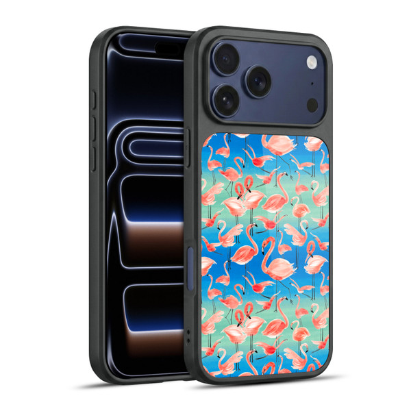 Ninola Patterns Flamingos Gel Armour Case For Apple iPhone 17 Pro Max