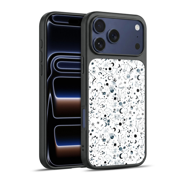 Ninola Patterns 4 Astrology Space White Gel Armour Case For Apple iPhone 17 Pro Max