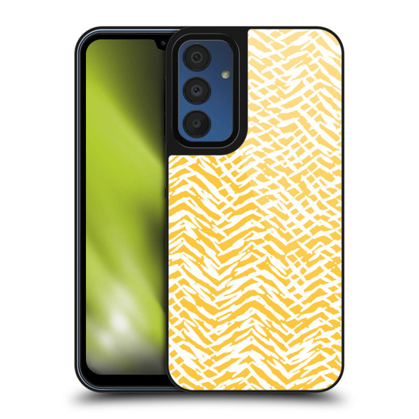 Ninola Patterns 4 Leopard Marks Mustard Gel Armour Case For Samsung Galaxy A15