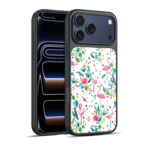 Ninola Summer Patterns Tropical Flamingo Gel Armour Case For Apple iPhone 17 Pro Max