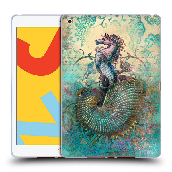 Aimee Stewart Fantasy The Seahorse Soft Gel Case for Apple iPad 10.2 2019/2020/2021