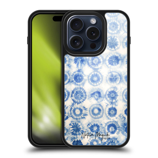 Nature Magick Shibori Tie Dye Pattern Gel Armour Case For Apple iPhone 15 Pro