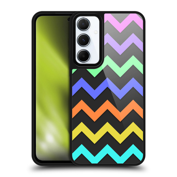 PLdesign Geometric Zigzag Gel Armour Case For Samsung Galaxy A55 5G