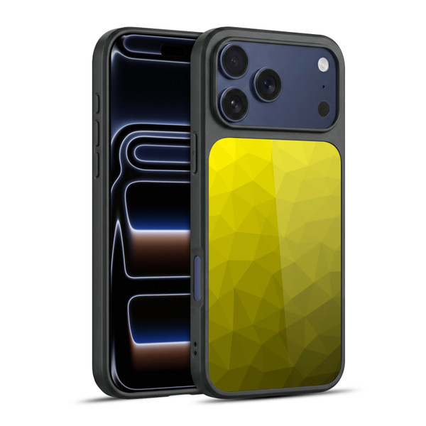 PLdesign Geometric Patterns Yellow Gradient Mesh Gel Armour Case For Apple iPhone 17 Pro Max