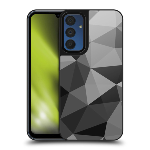PLdesign Geometric Patterns Dark Gray Mesh Gel Armour Case For Samsung Galaxy A15
