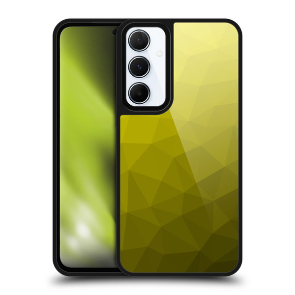 PLdesign Geometric Patterns Yellow Gradient Mesh Gel Armour Case For Samsung Galaxy A55 5G